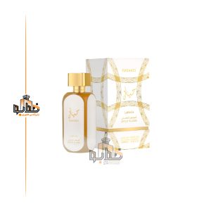 عطر ادکلن حیاتی جواهر الذهبی سفید لطافه Lattafa hayaati Gold Elixir
