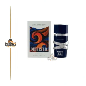 ادکلن 25 میل مردانه جسیکا توین مدل کازاموراتی مفیستو طرح شیشه اسد