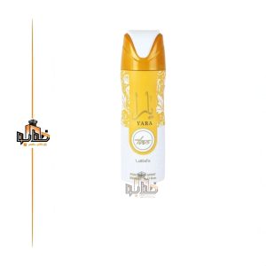 اسپری خوشبو کننده بدن زنانه لطافه مدل یارا نارنجی حجم ۲۰۰ میلی لیتر