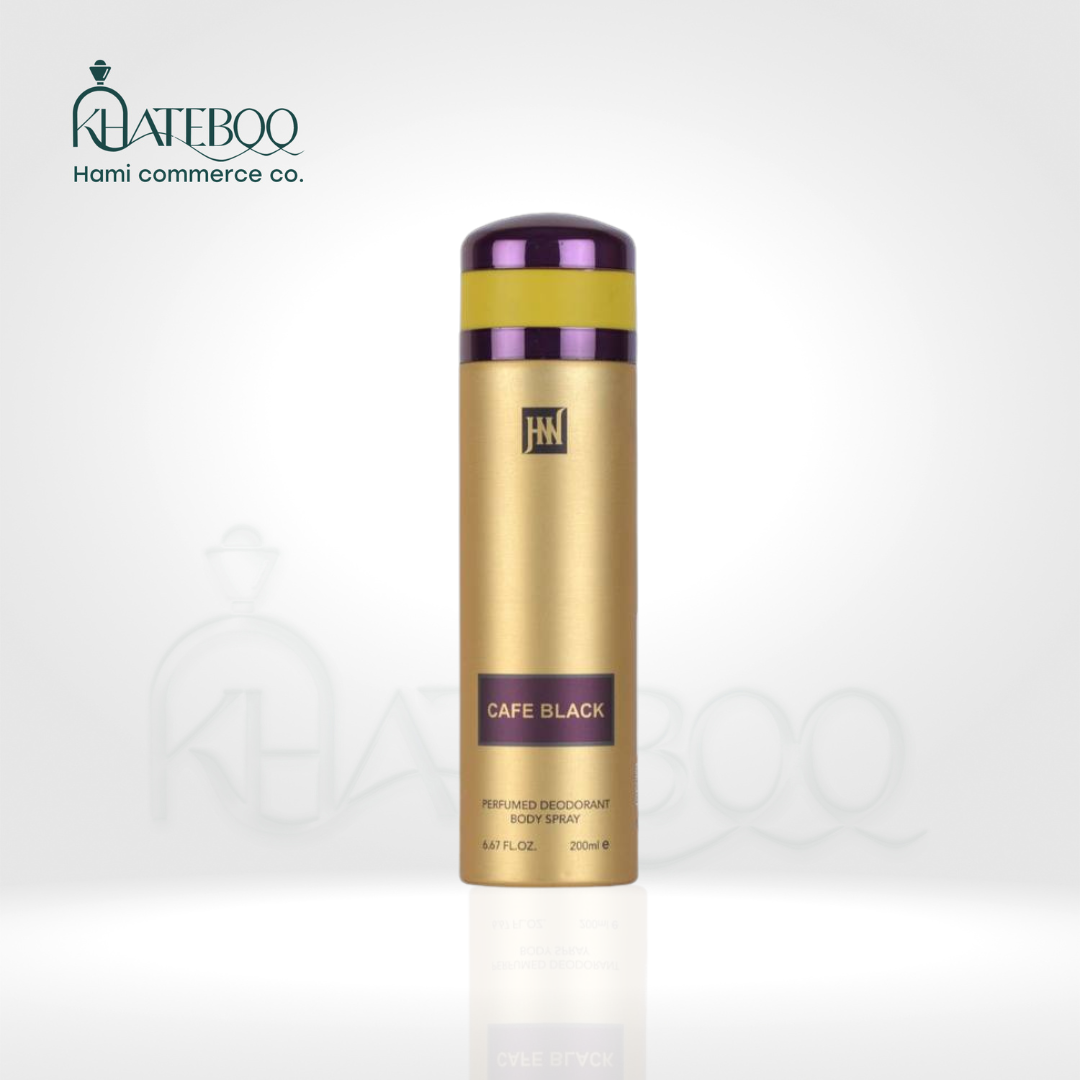 اسپری خوشبوکننده بدن جکوینز رایحه عطر زنانه CAFE BLACK